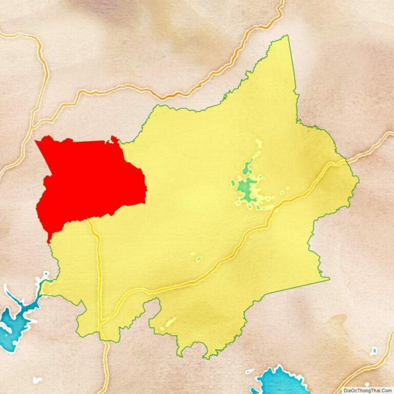 Bản đồ vị trí huyện Lộc Ninh