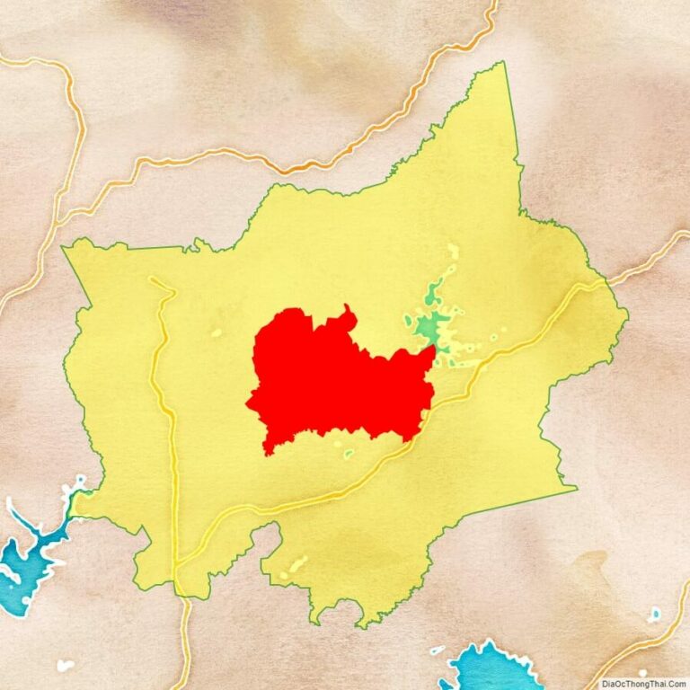 Bản đồ vị trí huyện Phú Riềng