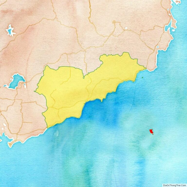 Bản đồ vị trí huyện Phú Quí