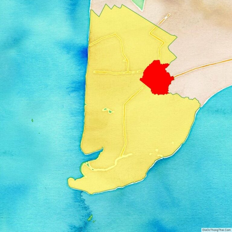 Bản đồ vị trí thành phố Cà Mau