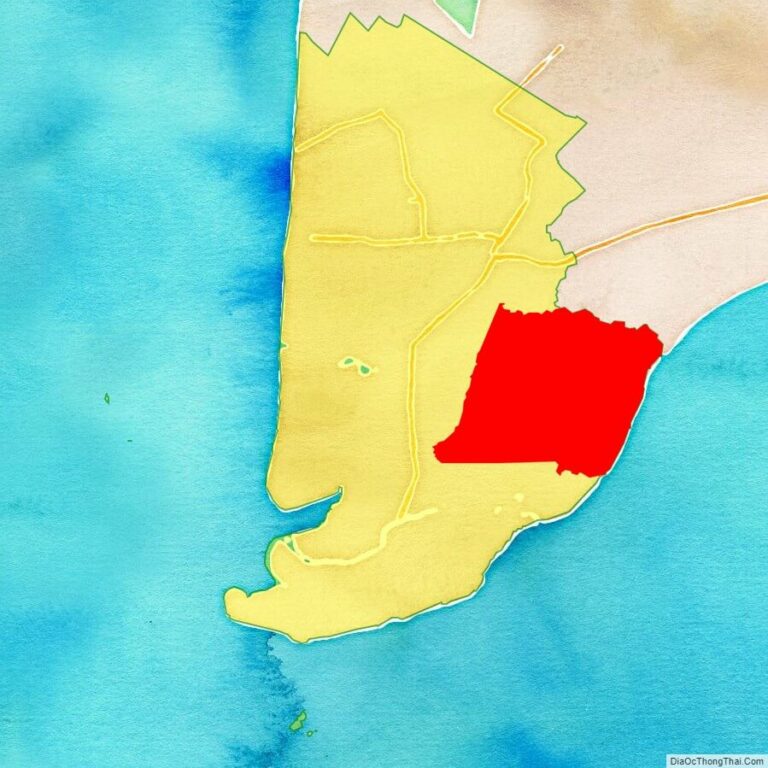 Bản đồ vị trí huyện Đầm Dơi