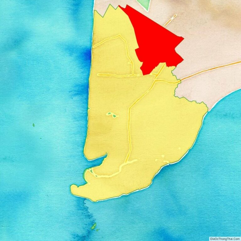 Bản đồ vị trí huyện Thới Bình