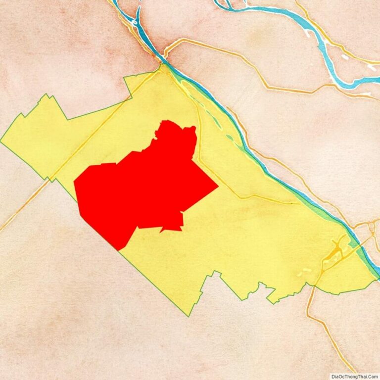 Bản đồ vị trí huyện Cờ Đỏ