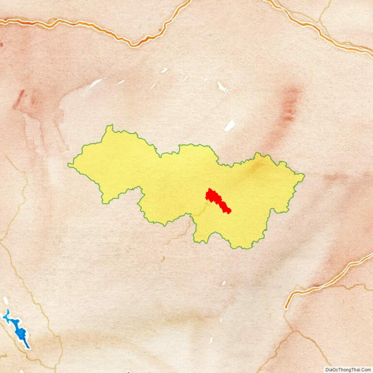 Bản đồ vị trí thành phố Cao Bằng