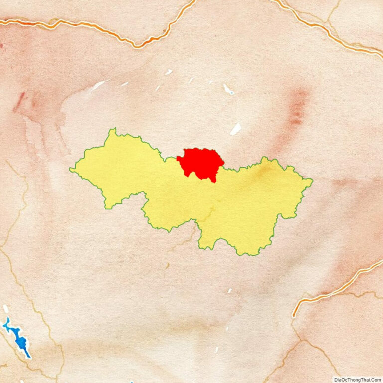 Bản đồ vị trí huyện Hà Quảng