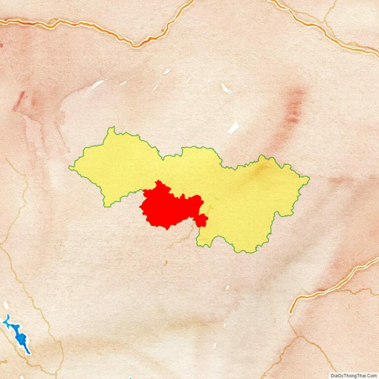 Bản đồ vị trí huyện Nguyên Bình
