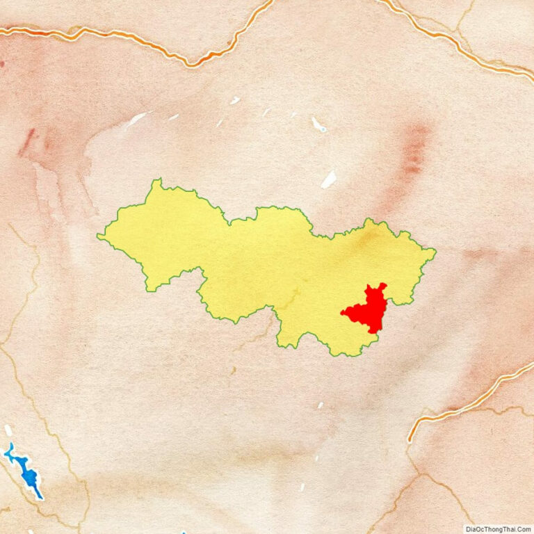 Bản đồ vị trí huyện Phục Hoà