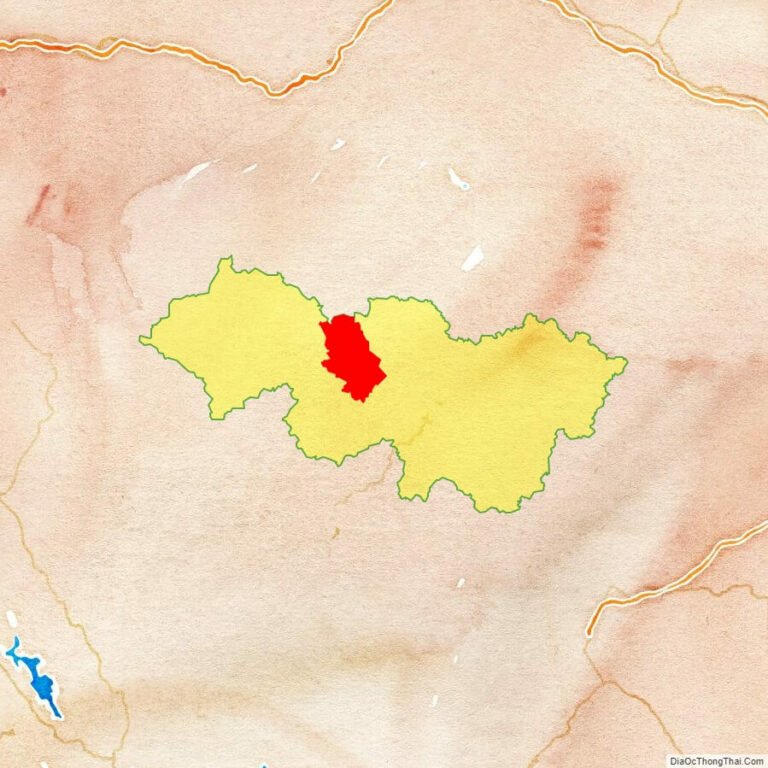 Bản đồ vị trí huyện Thông Nông