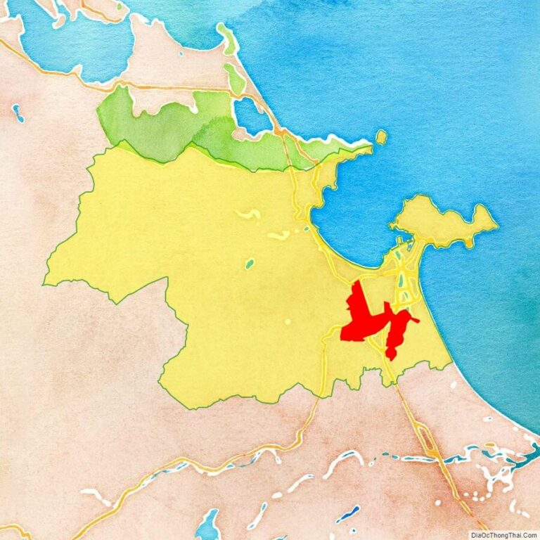 Bản đồ vị trí quận Cẩm Lệ