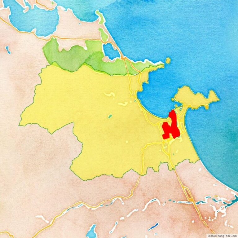 Bản đồ vị trí quận Hải Châu