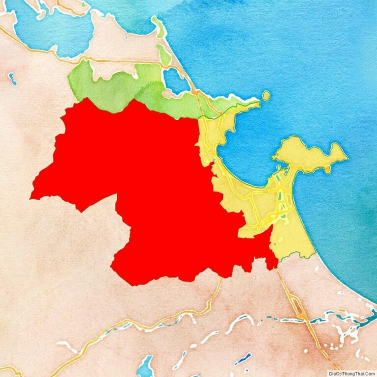 Bản đồ vị trí huyện Hòa Vang