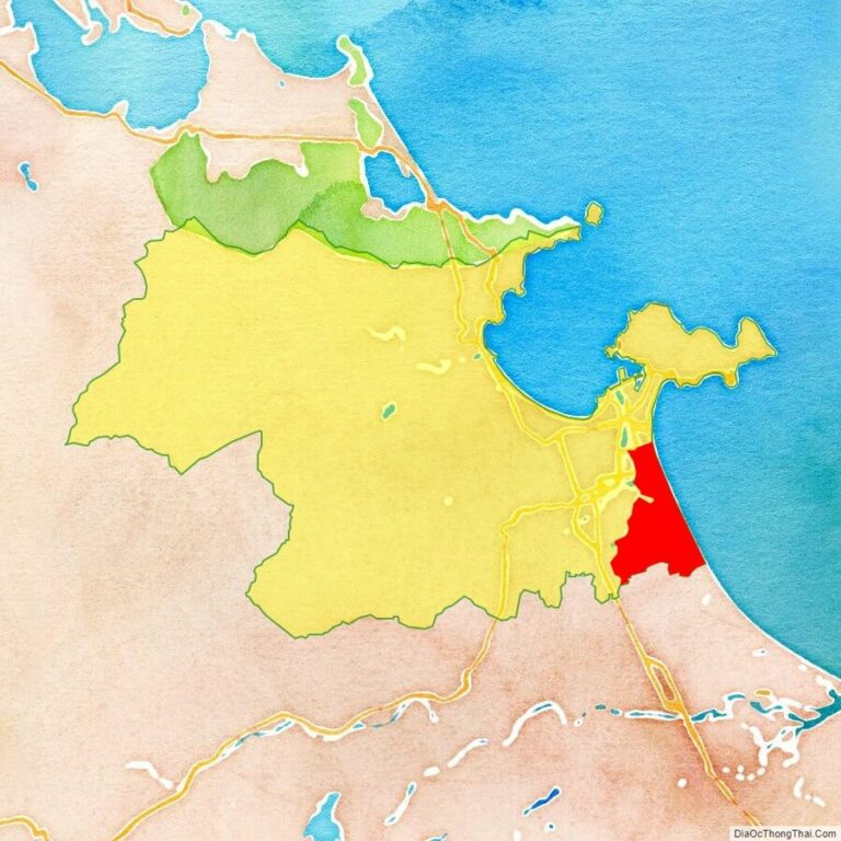 Bản đồ vị trí quận Ngũ Hành Sơn