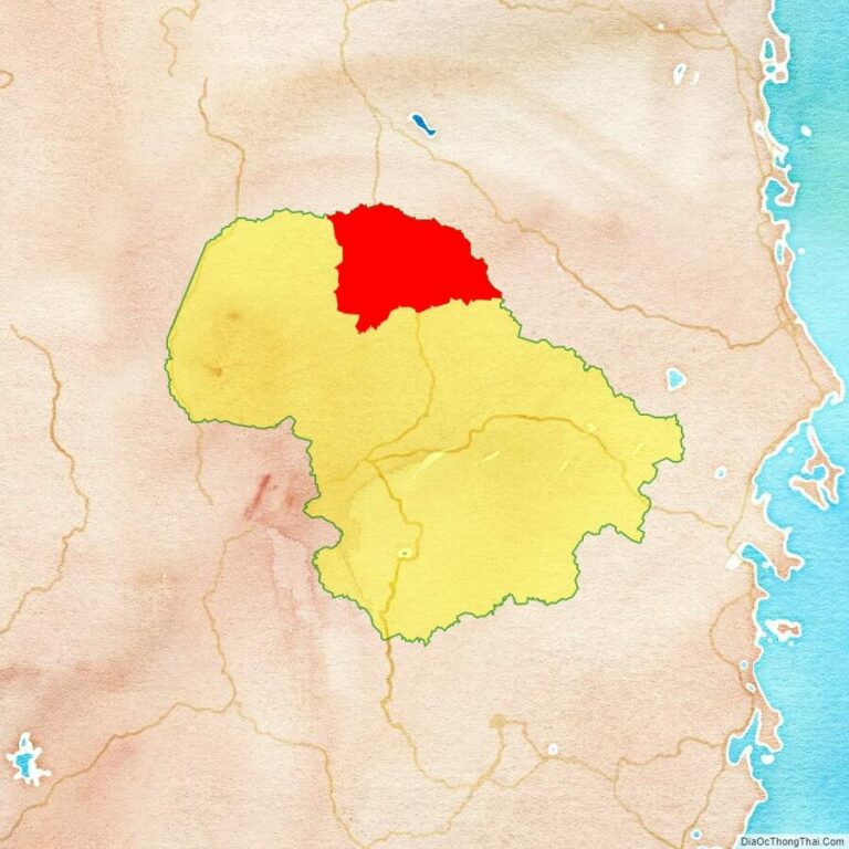 Bản đồ vị trí huyện Ea H'leo