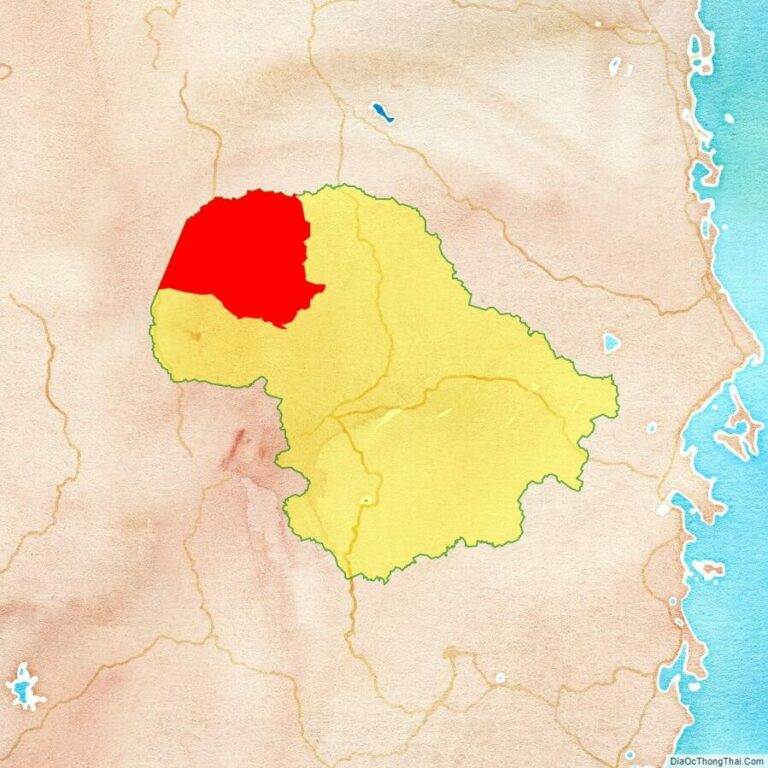 Bản đồ vị trí huyện Ea Súp