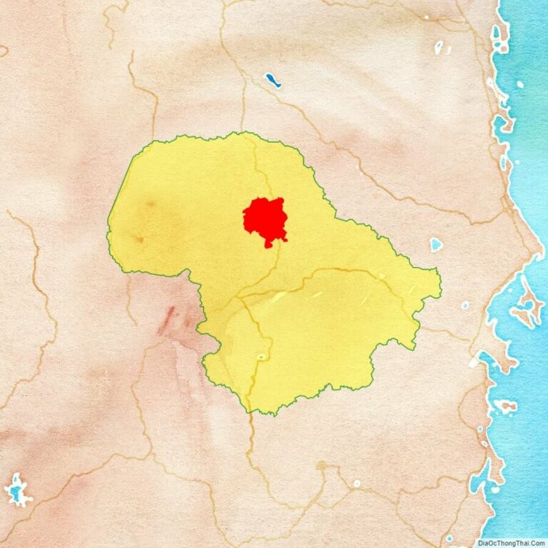 Bản đồ vị trí huyện Krông Búk