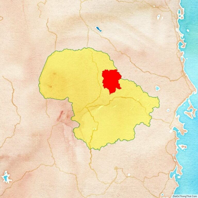 Bản đồ vị trí huyện Krông Năng