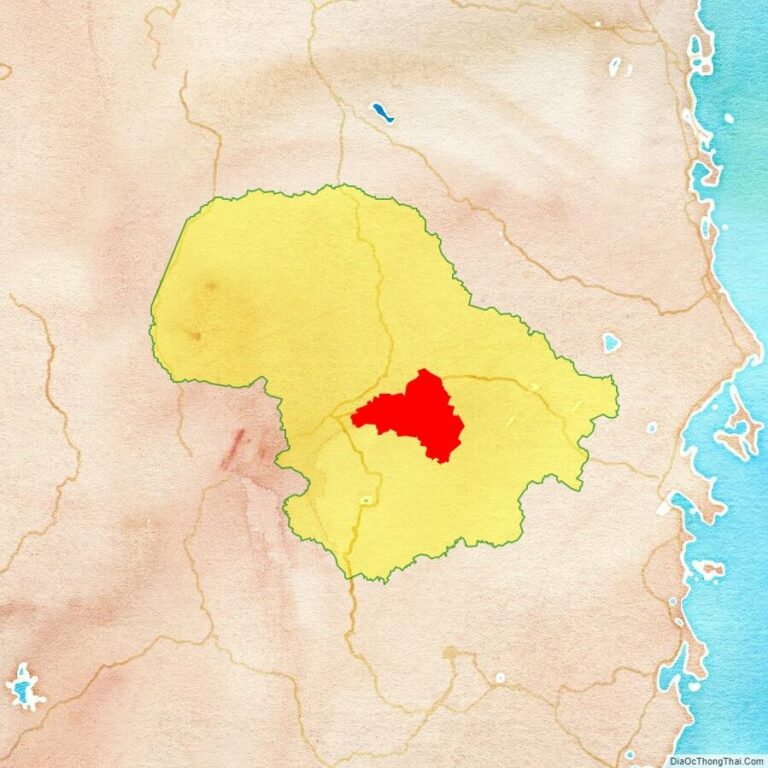 Bản đồ vị trí huyện Krông Pắc