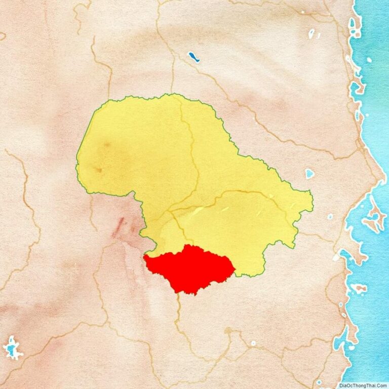 Bản đồ vị trí huyện Lắk