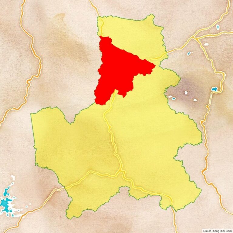 Bản đồ vị trí huyện Đắk Mil