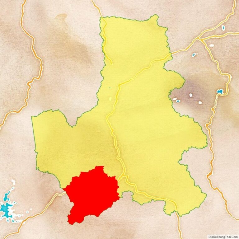 Bản đồ vị trí huyện Đắk R'Lấp