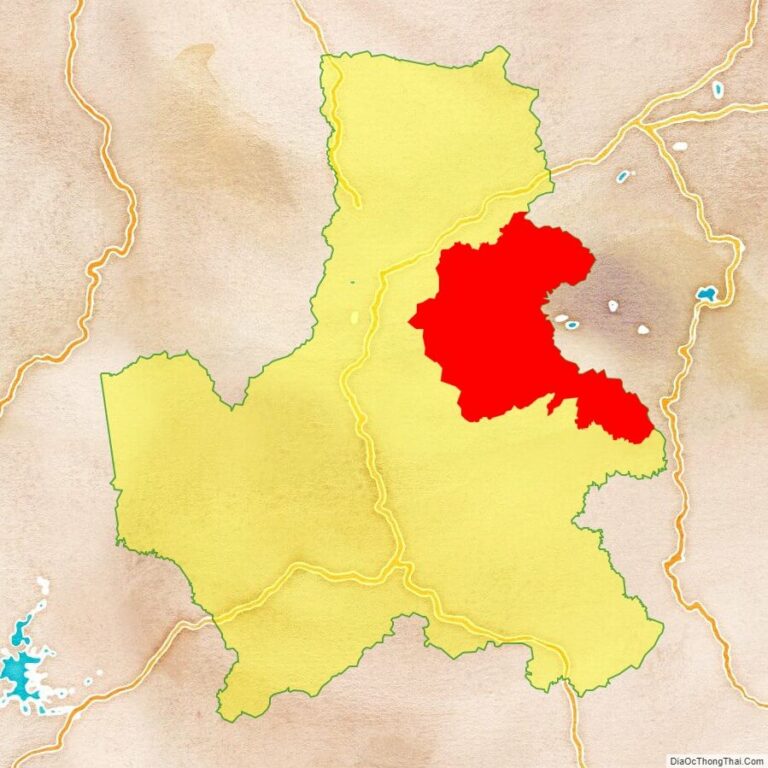 Bản đồ vị trí huyện Krông Nô