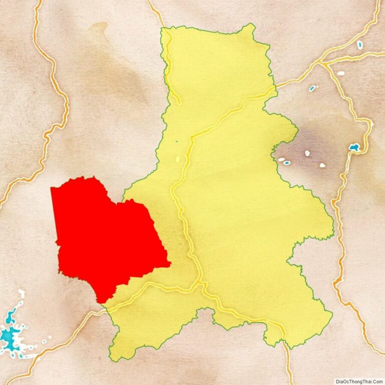 Bản đồ vị trí huyện Tuy Đức
