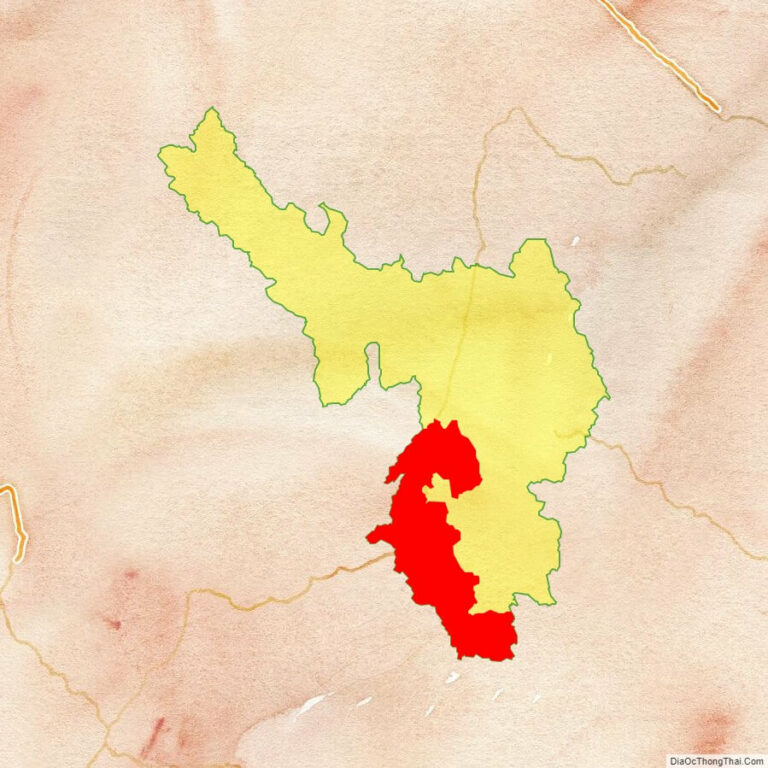 Bản đồ vị trí huyện Điện Biên