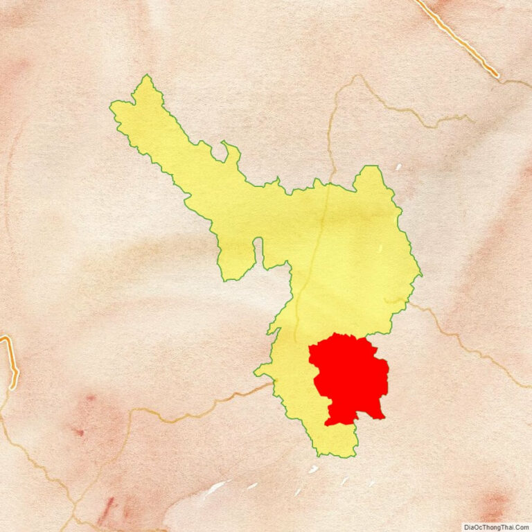 Bản đồ vị trí huyện Điện Biên Đông