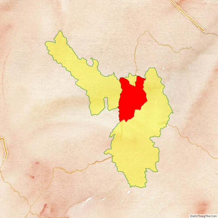Bản đồ vị trí huyện Mường Chà