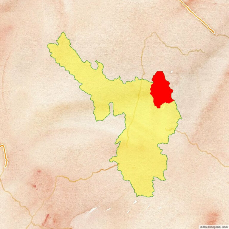 Bản đồ vị trí huyện Tủa Chùa