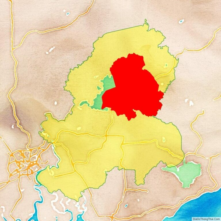 Bản đồ vị trí huyện Định Quán