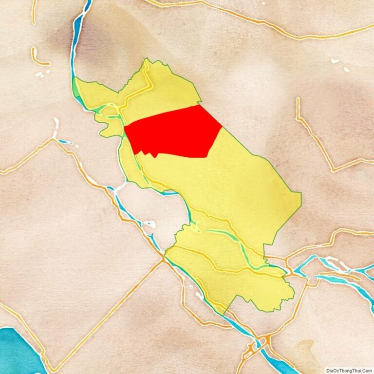Bản đồ vị trí huyện Tam Nông