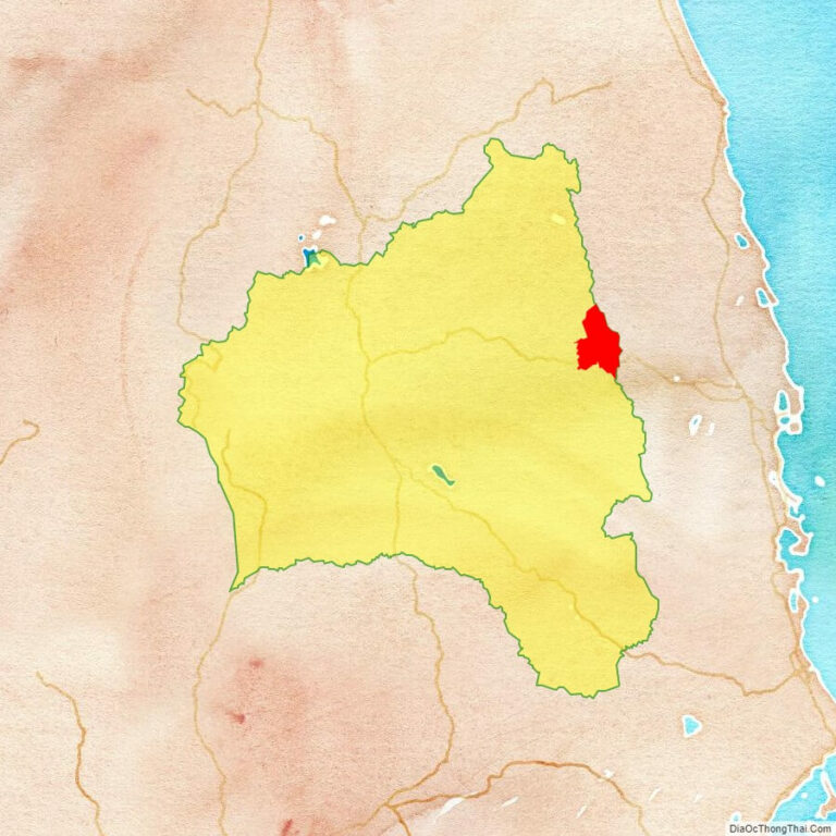 An Khe location map