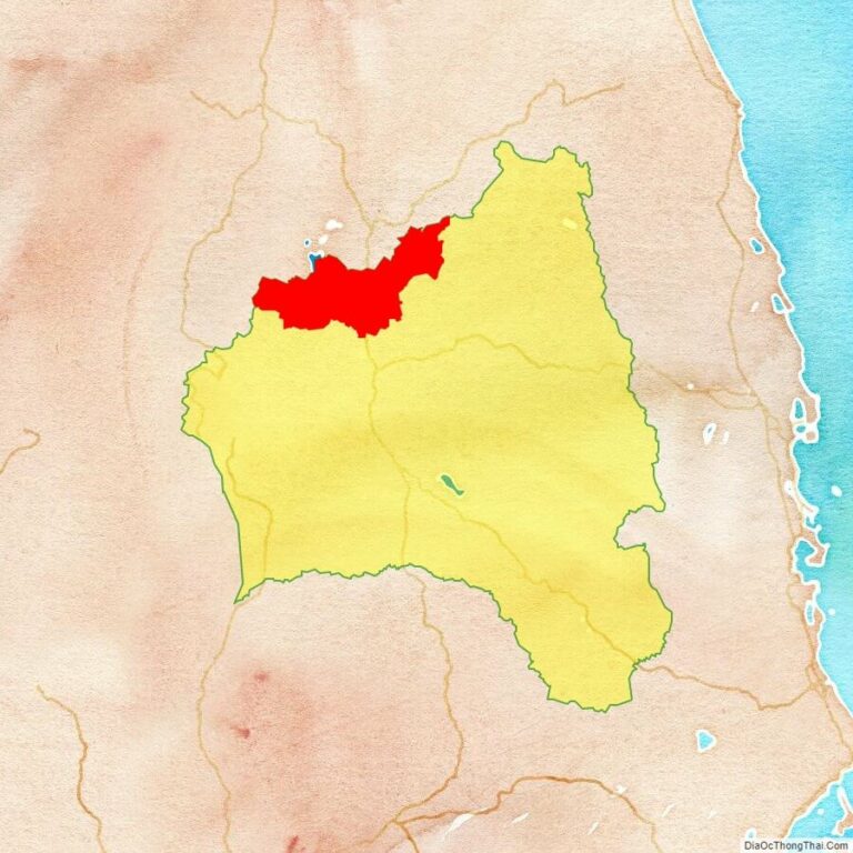 Bản đồ vị trí huyện Chư Păh