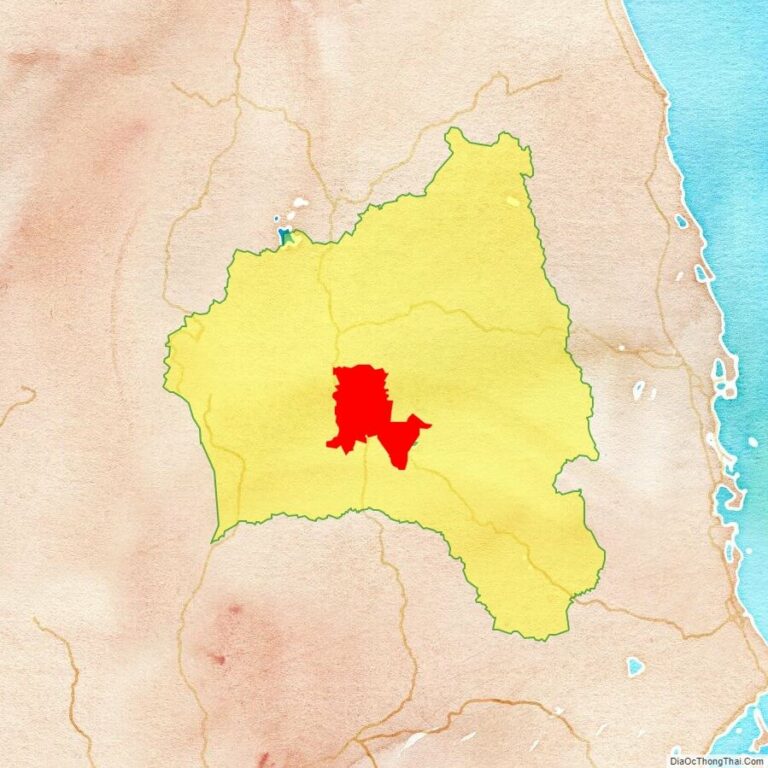 Bản đồ vị trí huyện Chư Sê