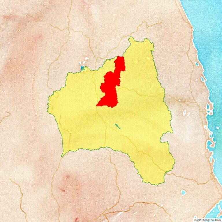 Bản đồ vị trí huyện Đăk Đoa