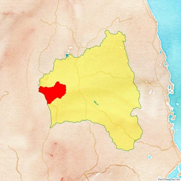 Bản đồ vị trí huyện Đức Cơ