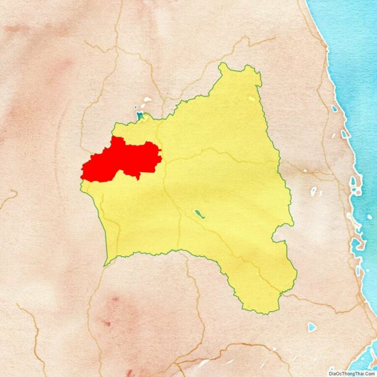 Bản đồ vị trí huyện Ia Grai