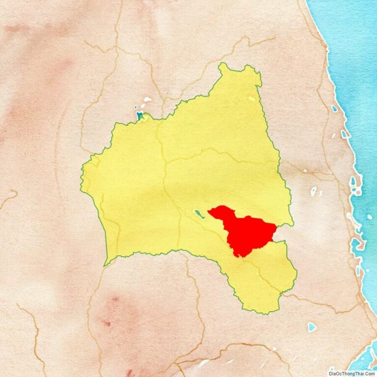 Bản đồ vị trí huyện Ia Pa