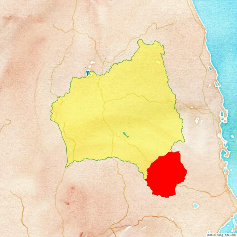 Bản đồ vị trí huyện Krông Pa