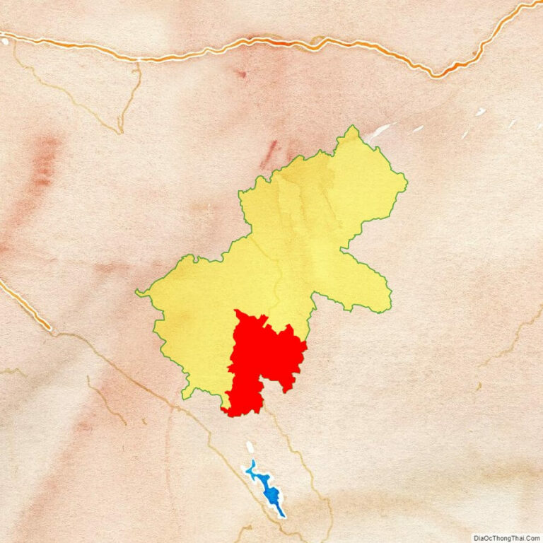 Bản đồ vị trí huyện Bắc Quang