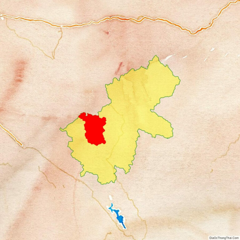Bản đồ vị trí huyện Hoàng Su Phì