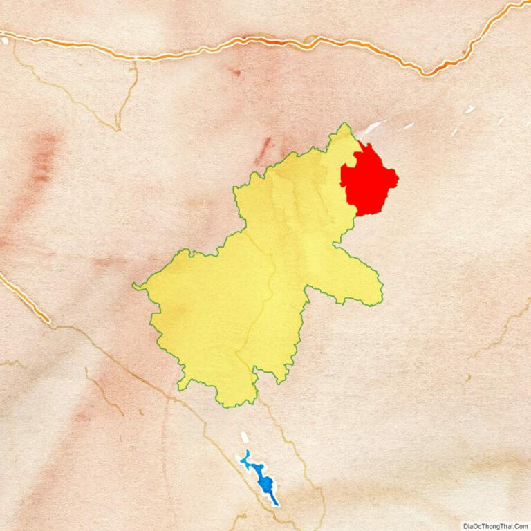 Bản đồ vị trí huyện Mèo Vạc