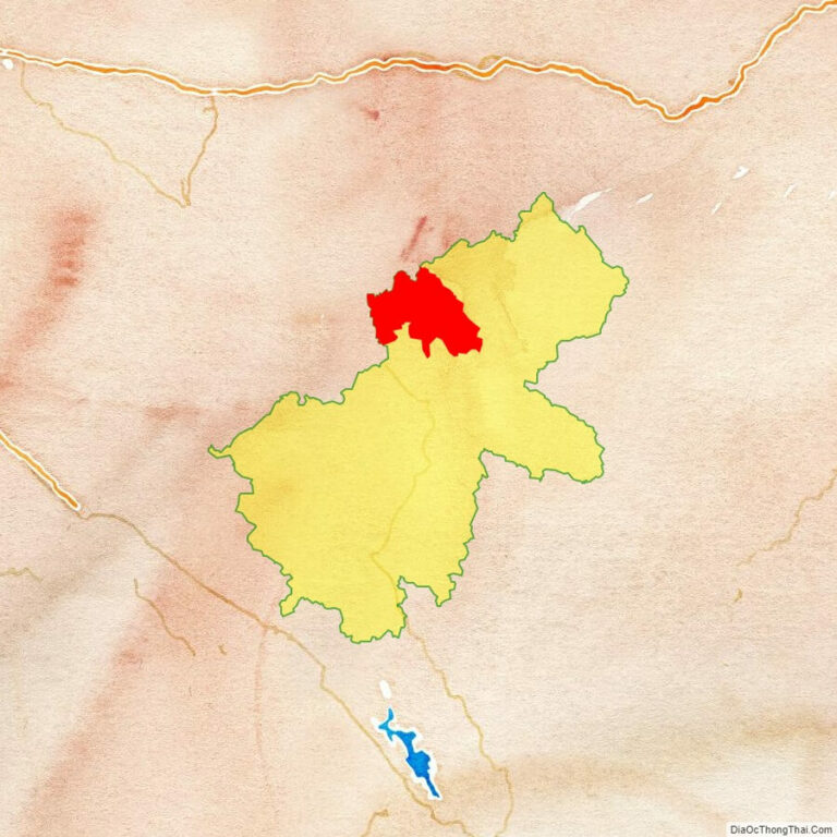 Bản đồ vị trí huyện Quản Bạ