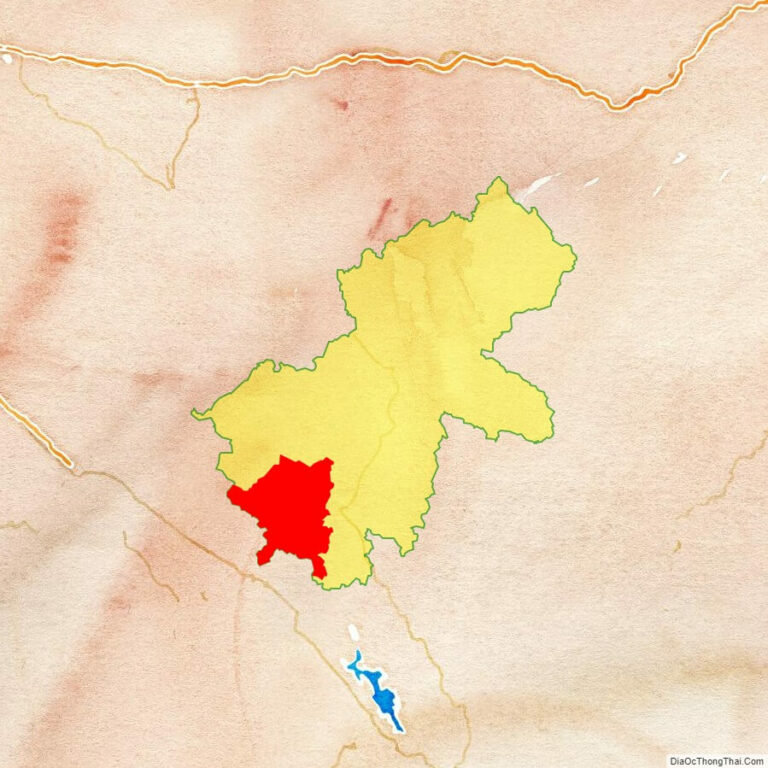 Bản đồ vị trí huyện Quang Bình