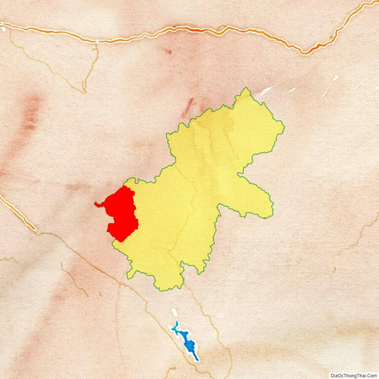 Bản đồ vị trí huyện Xín Mần
