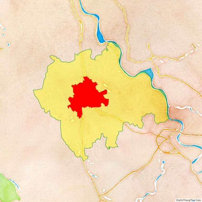 Bản đồ vị trí thành phố Phủ Lý