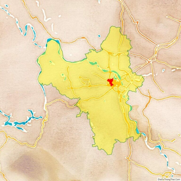 Bản đồ vị trí quận Cầu Giấy
