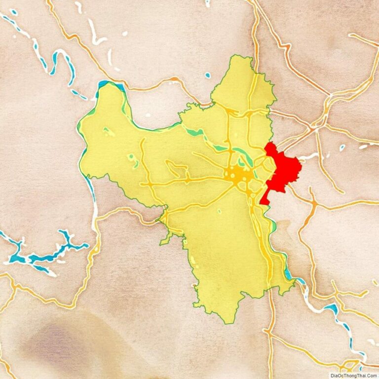 Bản đồ vị trí huyện Gia Lâm