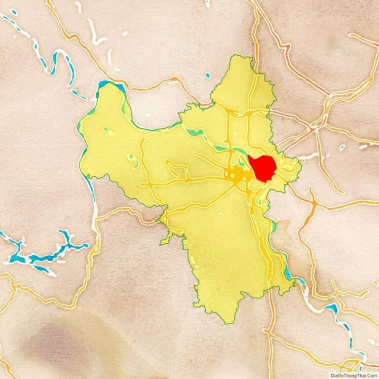 Bản đồ vị trí quận Long Biên